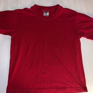 red t-shirt